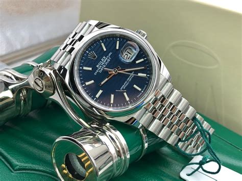 Rolex Datejust 36 126200 Blue Dial 36mm New .